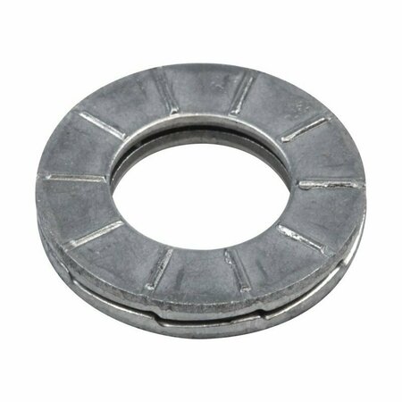 HERITAGE Wedge Lock Washer, 18-8 Stainless Steel, Plain Finish DL-M10-0375SS